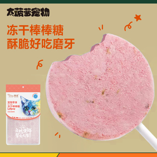 朗诺棒棒糖25支 冻干肉饼添加蔬菜水果奖励猫零食猫咪