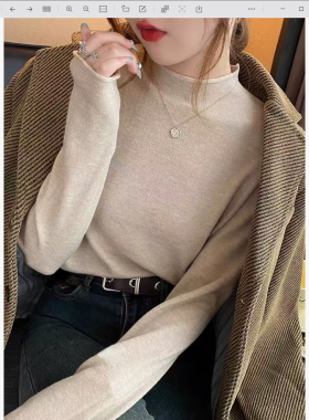 一号童品社 半高领内搭打底衫【L89】