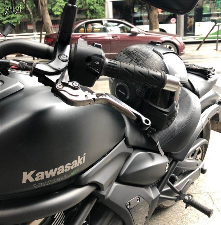 适用川崎小火神VULCANS650 VN650 15-23改装刹车牛角手把离合拉杆