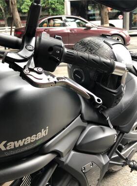 适用川崎小火神VULCANS650 VN650 15-23改装刹车牛角手把离合拉杆