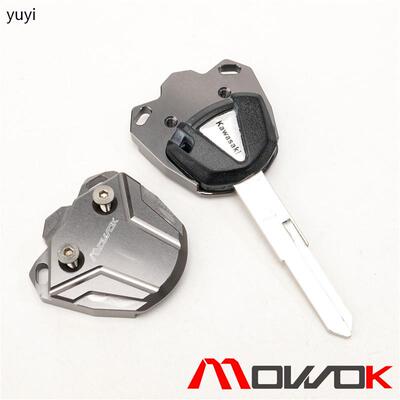 MOWOK 摩托车配件适用川崎 忍者NINJA400 Z400铝合金改装钥匙壳扣