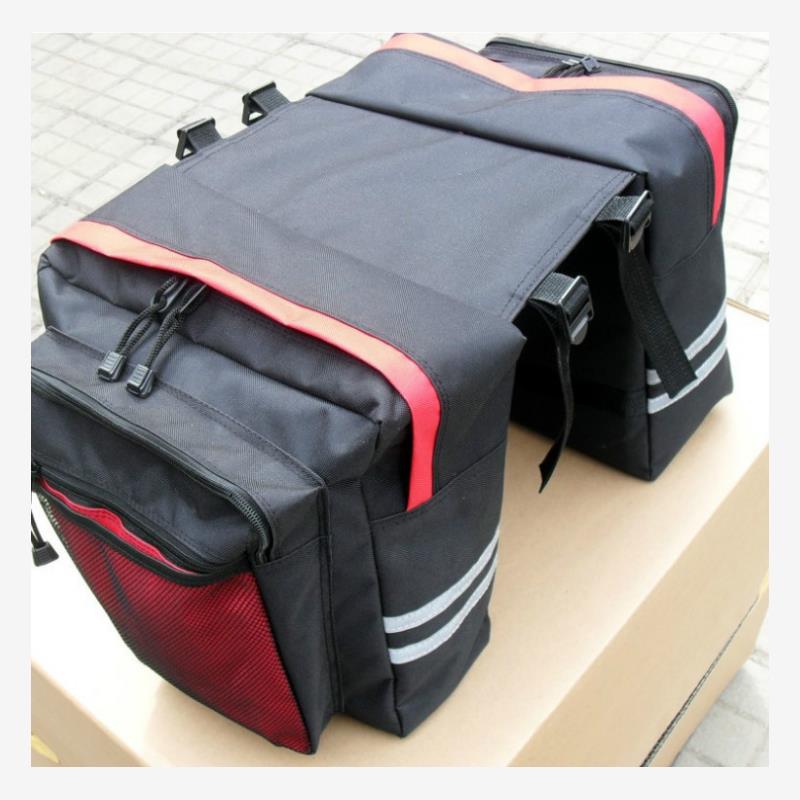 自行车后货架包 山地车两驮单车后 双驮包马鞍包车包