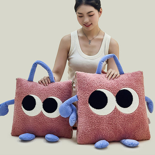 午休加厚保暖手拎毛绒睡毯折叠