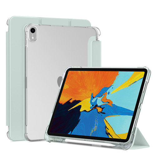 适用IPadPro2018笔槽三折保护套