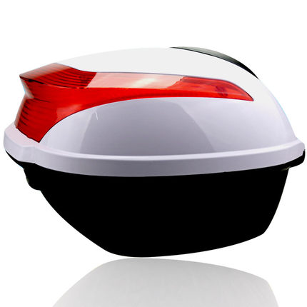 摩托车尾箱后备箱 电动车尾箱 带底板 改良材质 工具箱