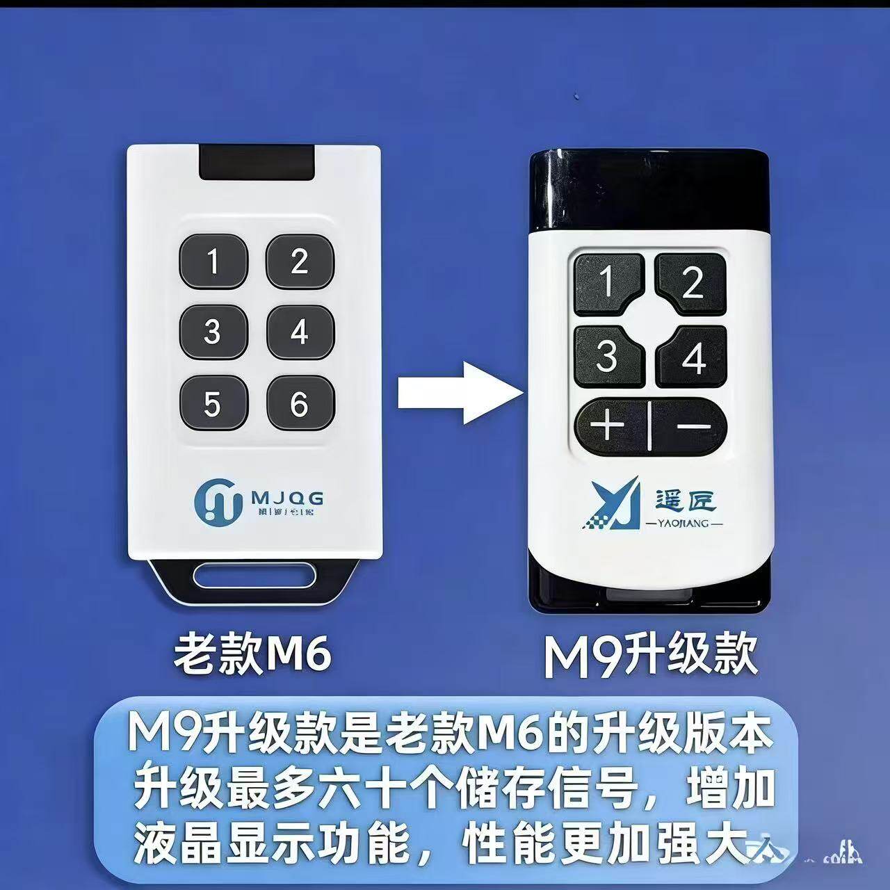 墨家停车场道闸地下小区车库大功率遥控器钥匙通用抬杆门禁远距离