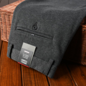 奢华羊毛呢免烫直筒休闲裤 欧洲站汤米 子 冬季 厚款 Mingu Tommy男士