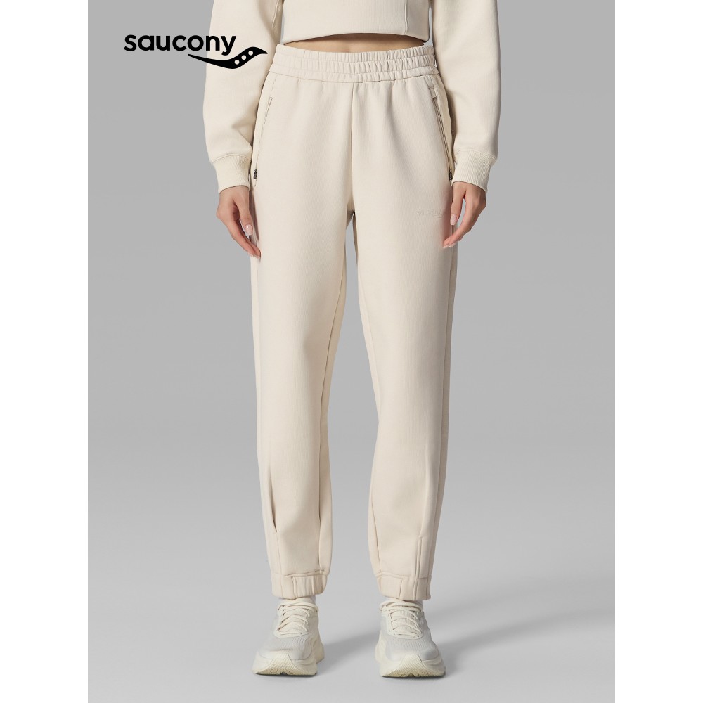 Saucony索康尼女子运动休闲时尚百搭舒适透气宽松显瘦休闲裤