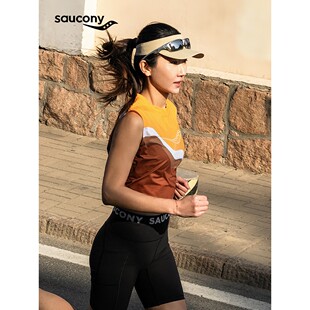 Saucony索康尼女子透气散热亲肤轻薄竞速跑步运动背心