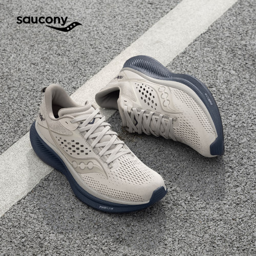 Saucony索康尼驭途RIDE17跑步鞋男女情侣舒适缓震训练运动鞋跑鞋