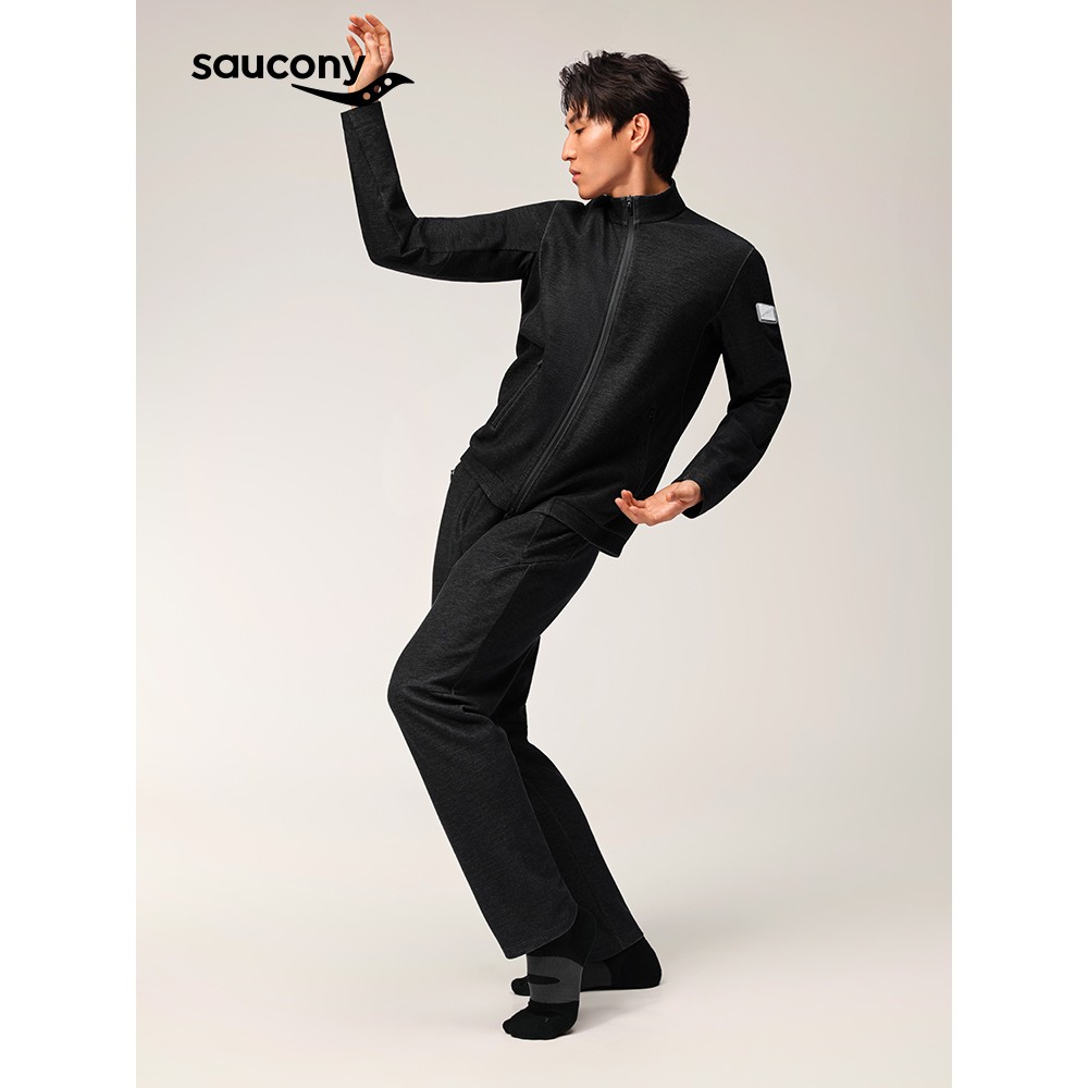 Saucony索康尼【彭于晏同款】美利奴羊毛男柔软亲肤针织长裤