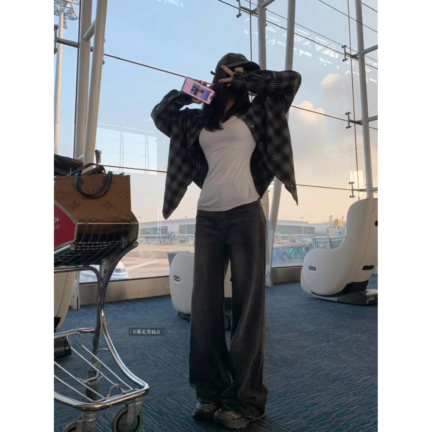 【赠送运费险】水洗宽松阔腿裤女