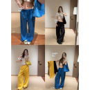 暴走高仙女高个子多巴胺休闲裤女夏季薄款卫裤宽松阔腿裤垂感拖地
