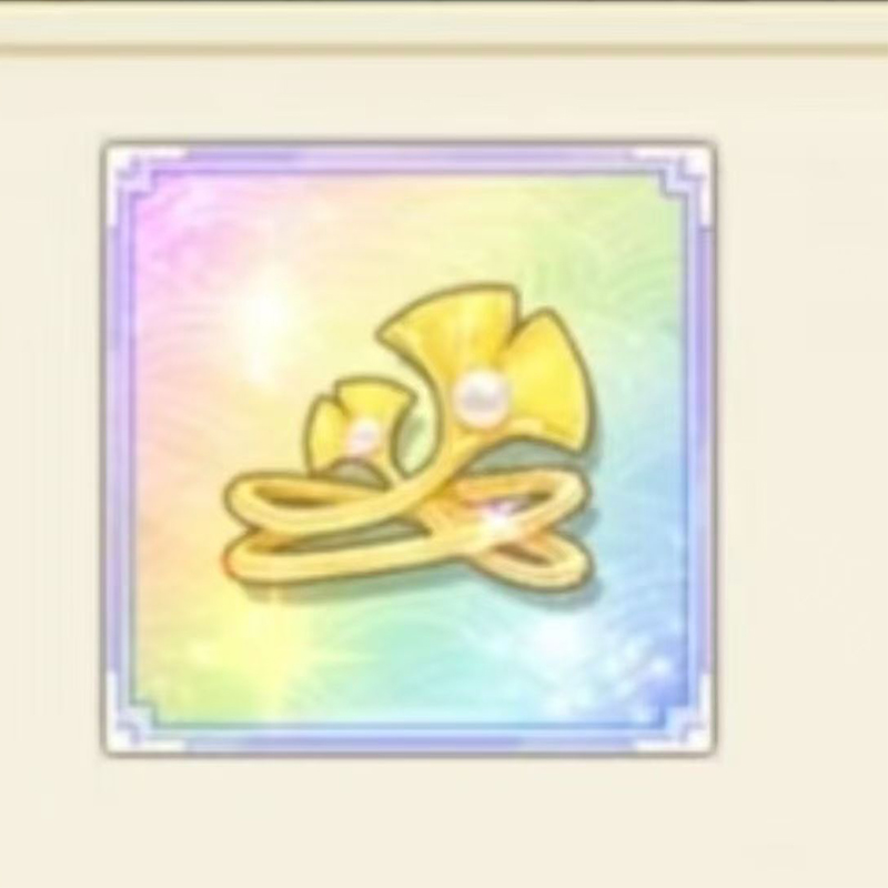 新食物语佛跳墙福寿全同款杏叶戒指复古黄铜动漫周边游戏开口指环