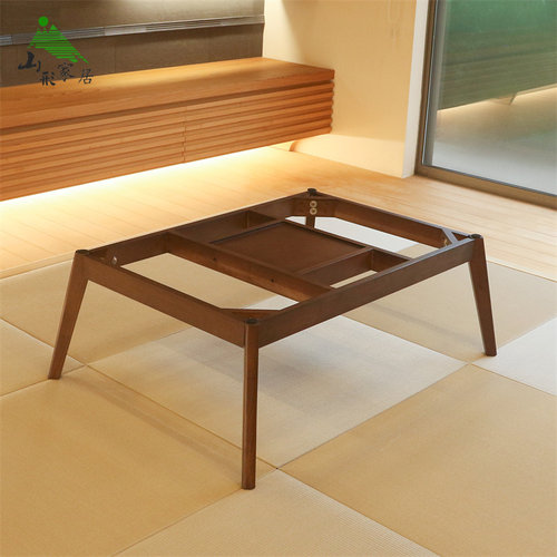 日式取暖桌家用被炉桌暖桌矮桌榻榻米茶几炕桌冬季飘窗烤火矮桌子