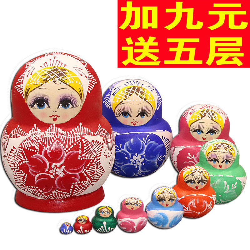 俄罗斯多种颜色套娃正品 十层风干椴木 纯手工工艺品手绘10层5310|ruв категории Ручная работа, зарубежных ремесла, россия спецификой - от Buy2taobao.com для оказания профессиональной услуги покупки агента Taobao