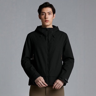 S254026500爱登堡男装冬装新款休闲服白鸭绒羽绒服毛皮服