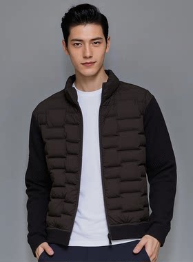 S264021562爱登堡男装2026冬装新款休闲服白鸭绒羽绒服