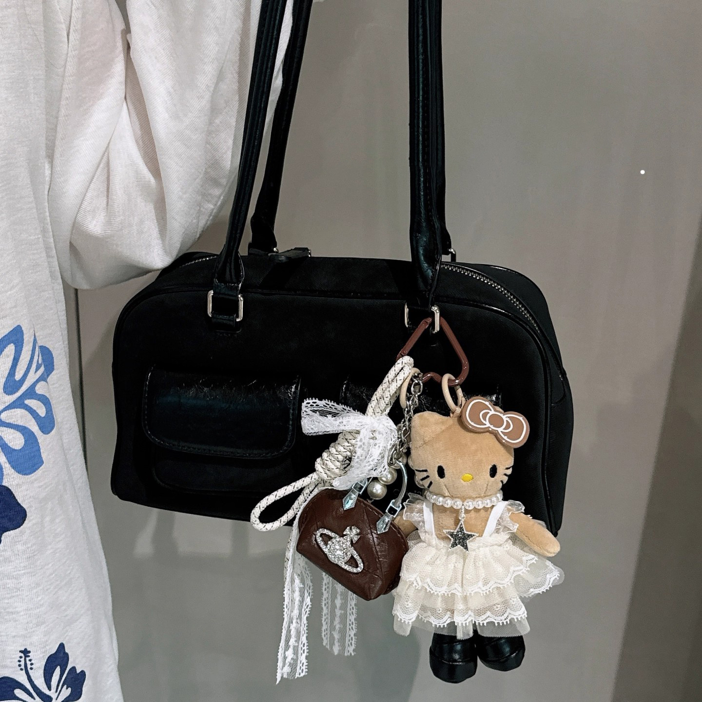 日本PAREO DOLL美拉德公主裙挂件新款少女包挂保龄球包挂饰钥匙扣