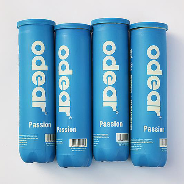 新款Odear欧帝尔网球 Passion比赛用网球高弹耐打气压足 4粒罐装