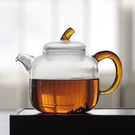 创意耐热玻璃茄段养生壶家用电陶炉专用玻璃烧水壶煮茶壶功夫茶具
