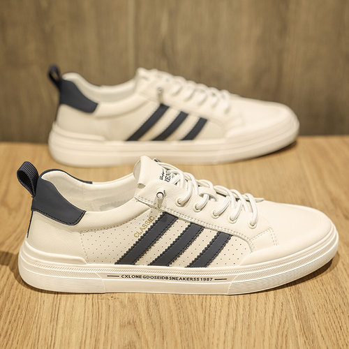 男鞋2025冬季新款小白鞋男透气潮