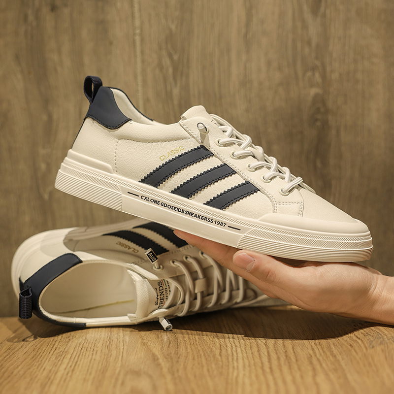 秋季新款韩版潮流百搭休闲小白鞋