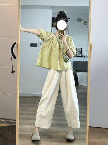 送运费险！时尚套装女夏衬衫裤子