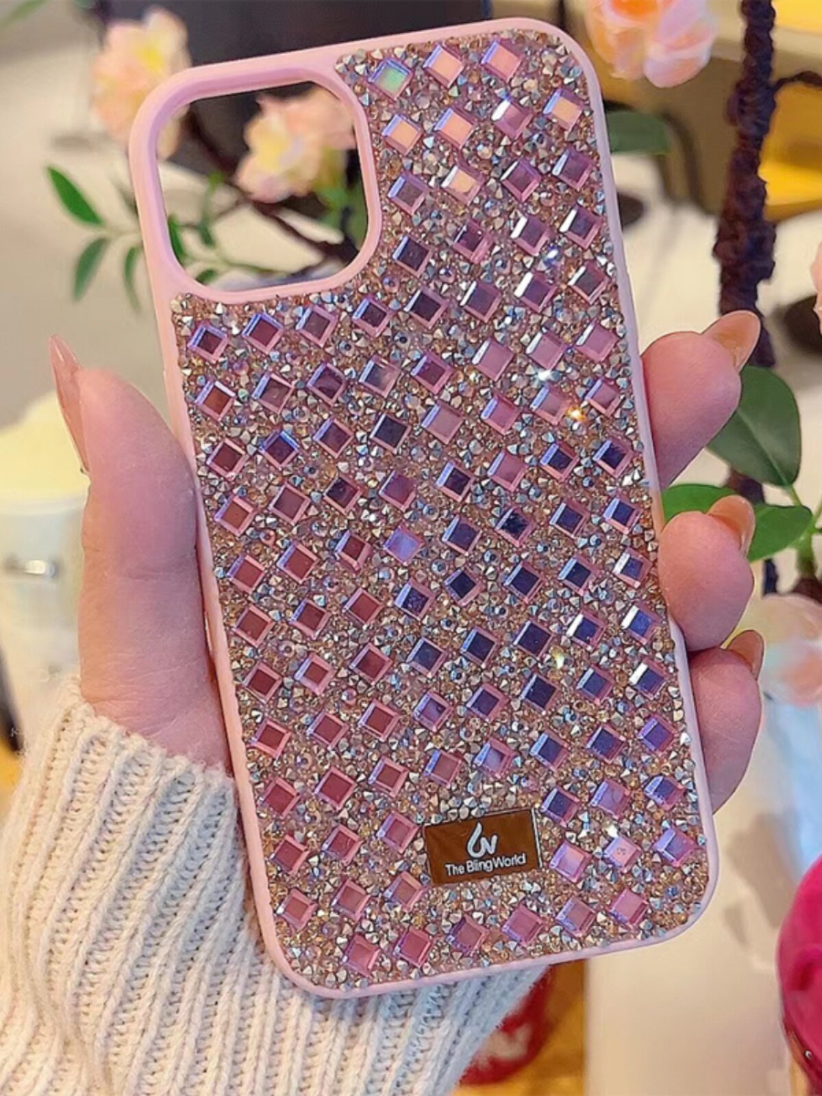 苹果15promax手机壳闪粉手工镶钻14plus高级奢华女新款iPhone13pro12全包防摔手机套使用感如何?