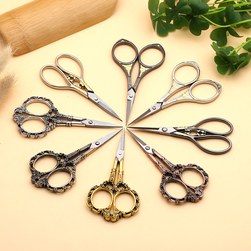 复古小剪刀家用手工剪刀线头剪裁缝剪缝纫大剪刀高档左手剪刀包邮|msdalam kategori rumah Fabrik, bahan-bahan jahitan DIY, alat dan produk siap, gunting - dari Buy2taobao.com untuk memberikan perkhidmatan ejen Taobao profesional membeli