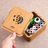 Деревянная коробка, панда, 14 шт