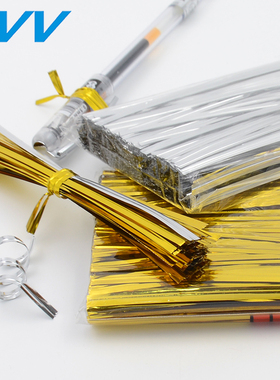 VVV 糖果烘焙面包饼干礼品包装扎带封口绳束口线扎口铁丝捆绑绳