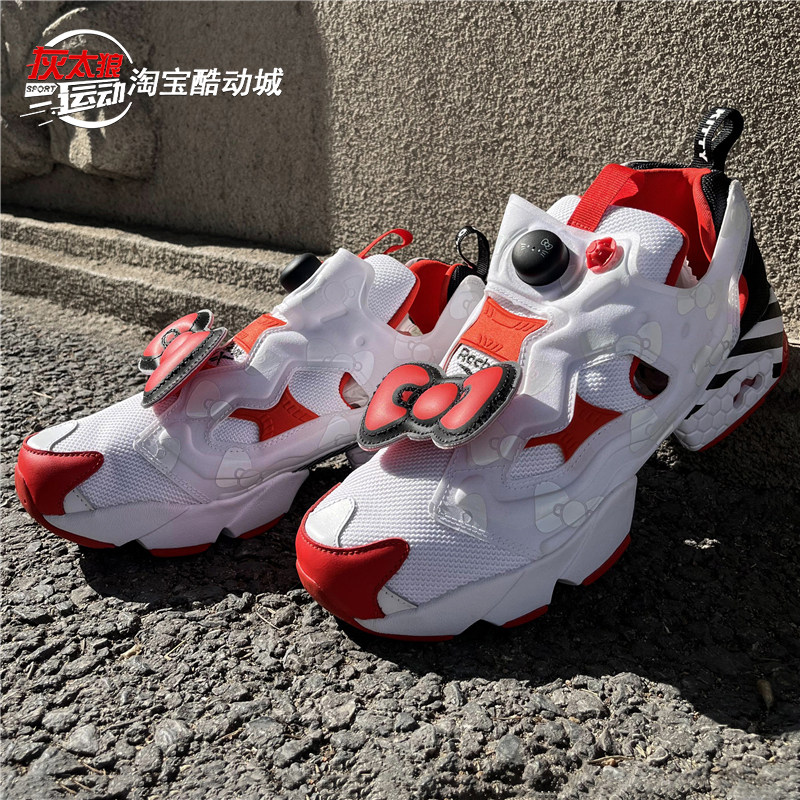 reebok锐步 instapump cindy范丽娜hello kitty联名充气鞋 eh2798