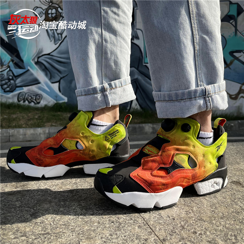 Reebok/锐步男女INSTAPUMP FURY OG运动缓震充气休闲跑步鞋FV1576