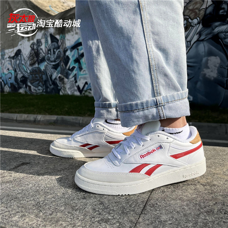 Reebok锐步ClubC X Revenge男女小白鞋运动休闲板鞋FY9418FY9419