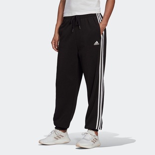 宽松运动针织束脚裤 上新J 女士经典 Adidas HD4306 阿迪达斯新款