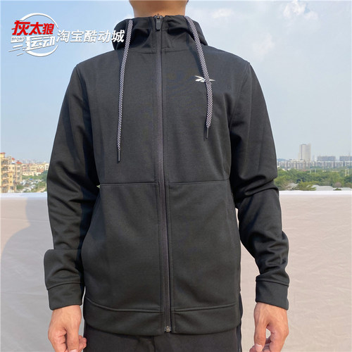 锐步男子连帽休闲外套2折清仓