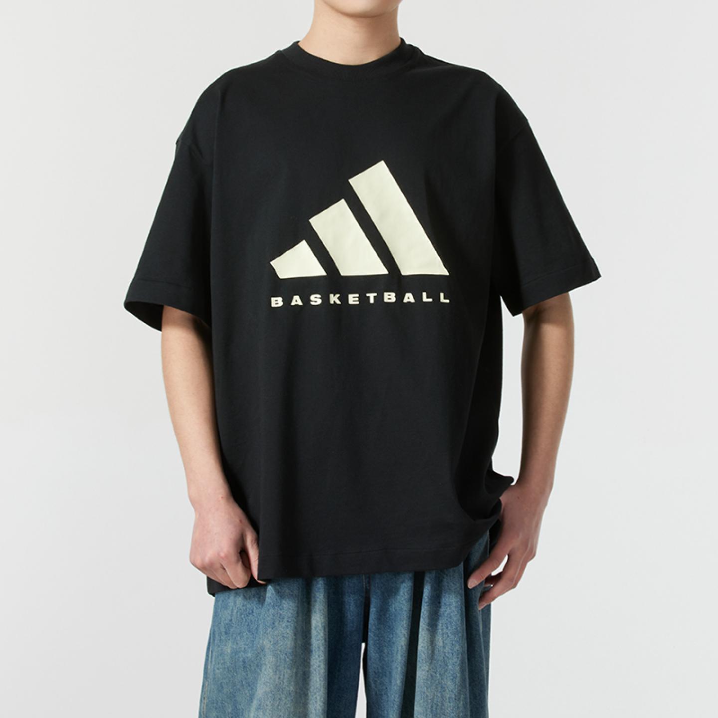 阿迪达斯短袖T恤男女2025春跑步训练运动服情侣半袖JY0199 JC7834