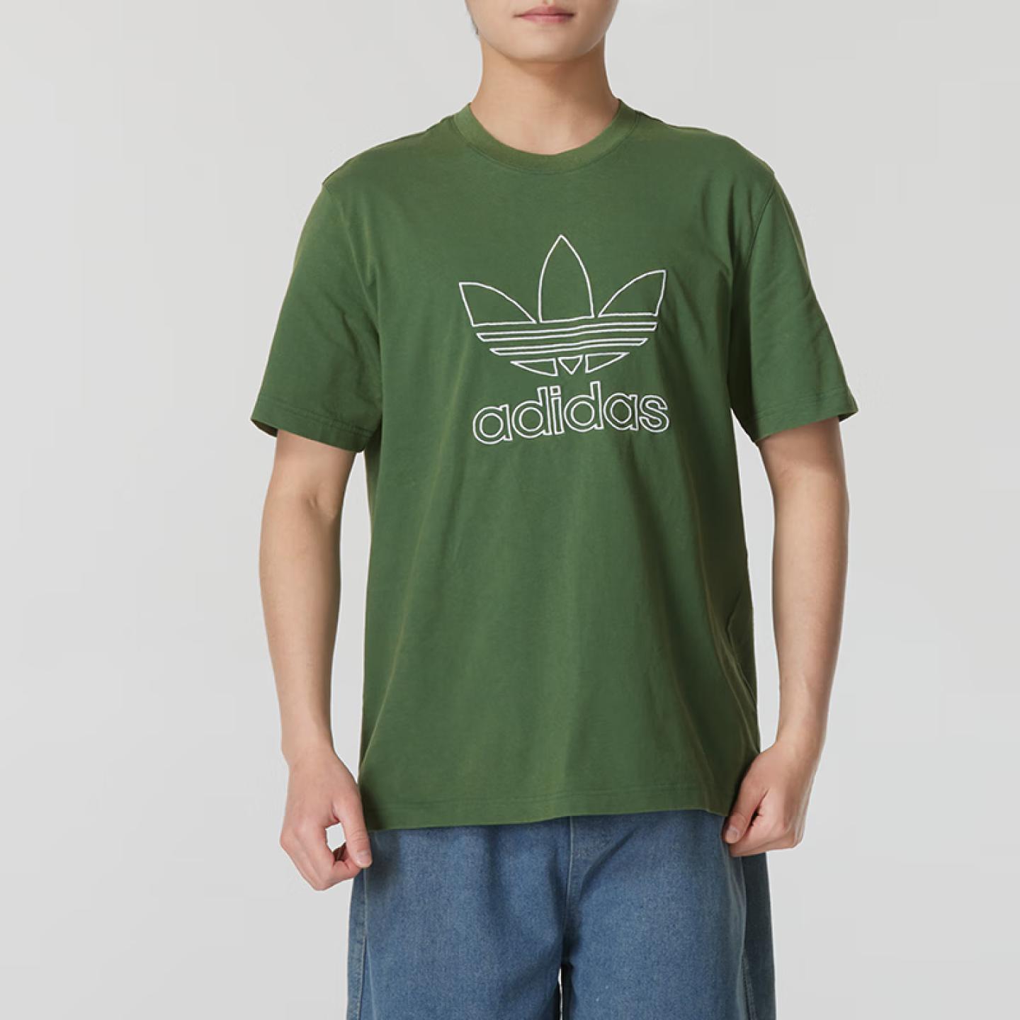 阿迪达斯三叶草男装2024夏季