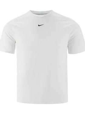 Nike耐克MULTI DRI-FIT大童速干短袖上衣夏白色运动T恤HJ3771-100