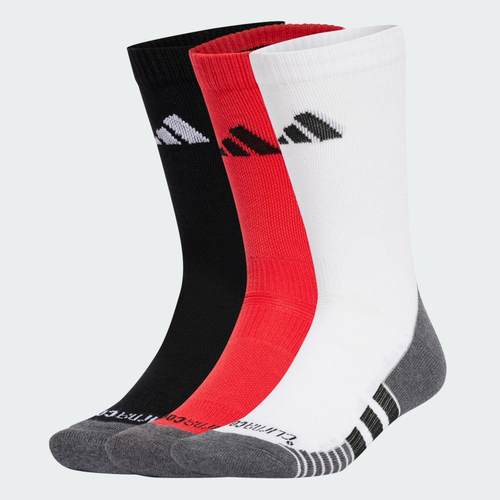 阿迪达斯中筒袜春季CLIMACOOL男女三双装袜JD9575 JC6412 JC6411