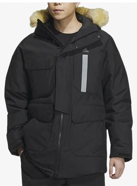 阿迪达斯男子保暖羽绒服冬新款户外运动大衣IS0366 IS0365 IS0367