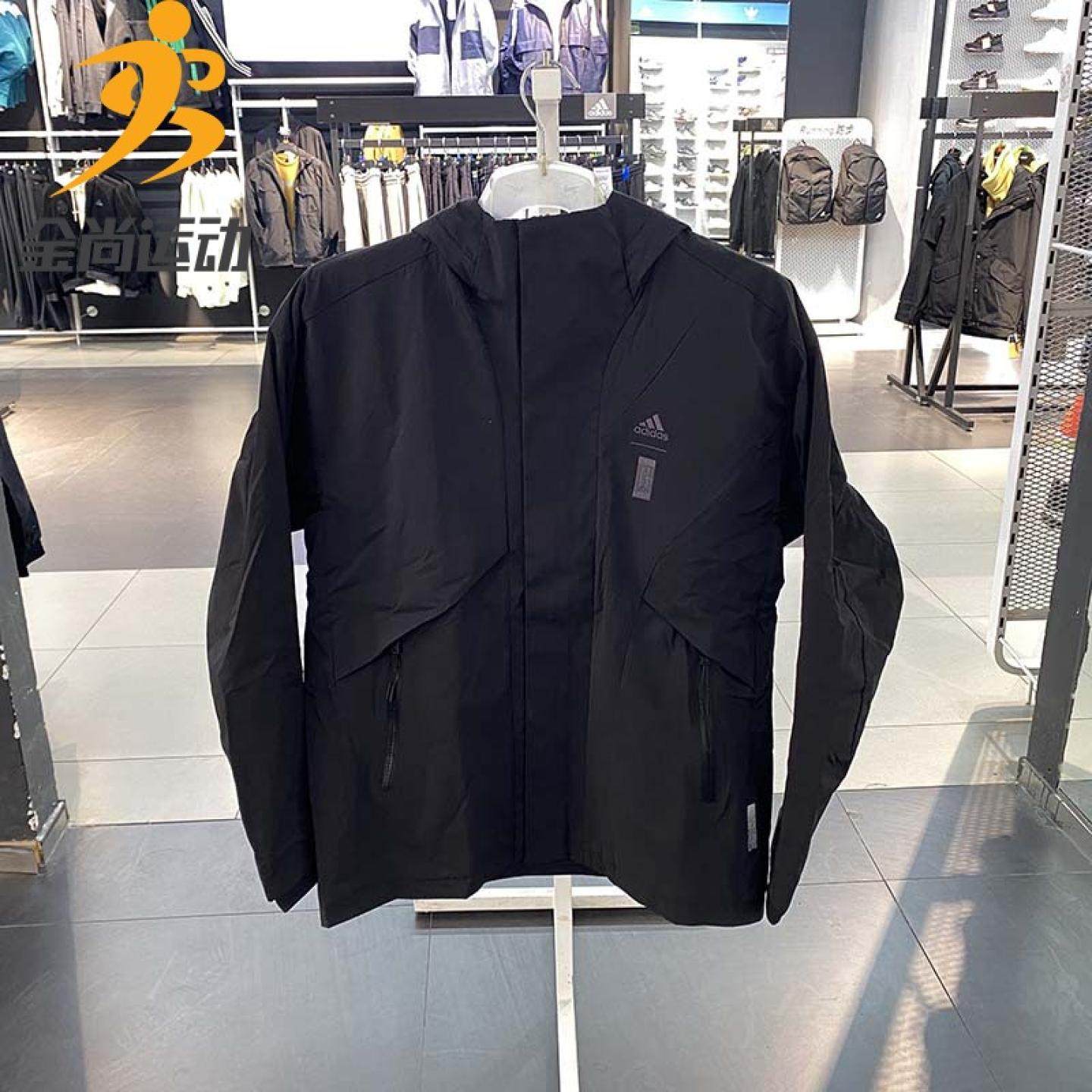 阿迪达斯连帽男外套2023春季新