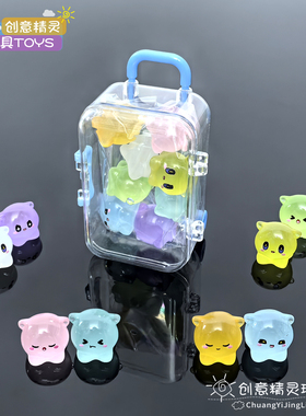 可爱神奇艾比夜光卡通立体公仔玩具小朋友生日派对拌手礼物