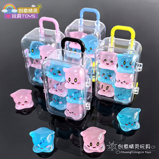 水神奇夜光艾比可爱仔蛋玩具小朋友生日派对拌手礼物迷你公仔手办