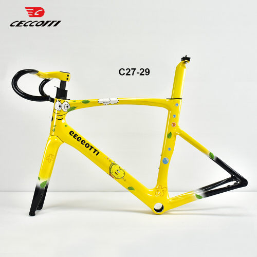 CECCOTTI DC027 全内线碟刹公路车 碳纤维车架 非整车价