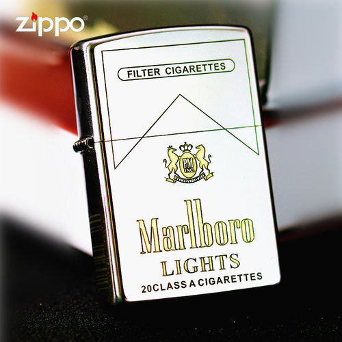 Zippo之宝打火机205常规款万宝路Marlboro防风煤油商务收藏送礼zp