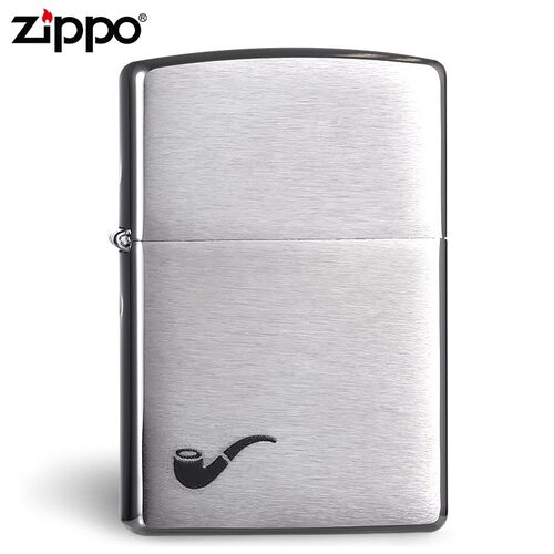 Zippo打火机正品煤油经典铬拉丝点烟斗专用机200PL国潮送男朋友