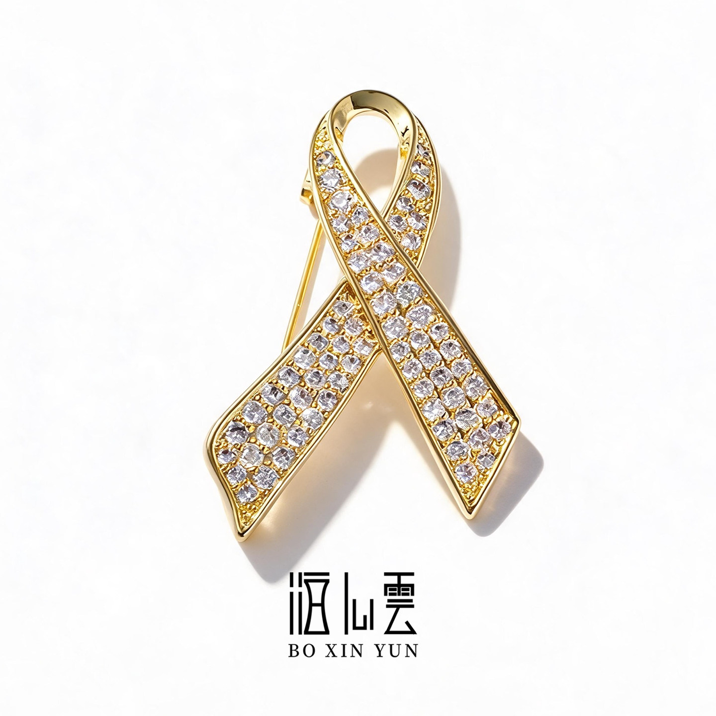 泊心云 三八妇女节礼物 高档精胸针