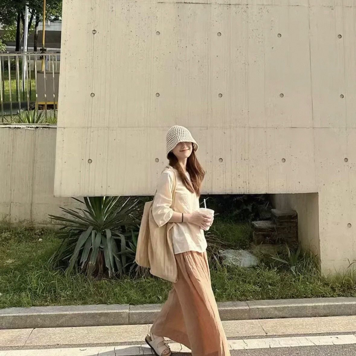 文艺套装穿搭女夏季小个子短袖宽松上衣时尚高端阔腿裤女装两件套